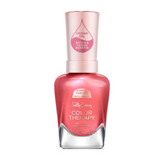 Sally Hansen front packaging 462 Peel the Love shows the pink shade and benefit