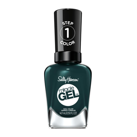 Sally Hansen front packaging showing 676 Jealous Boyfriend and glossy finish benefit