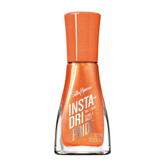 Sally Hansen front packaging showing limited-edition Pride branding and metallic shade benefits