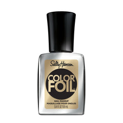 Sally Hansen Gold Standard front bottle shot showing vibrant gold finish and branding for easy shelf identification