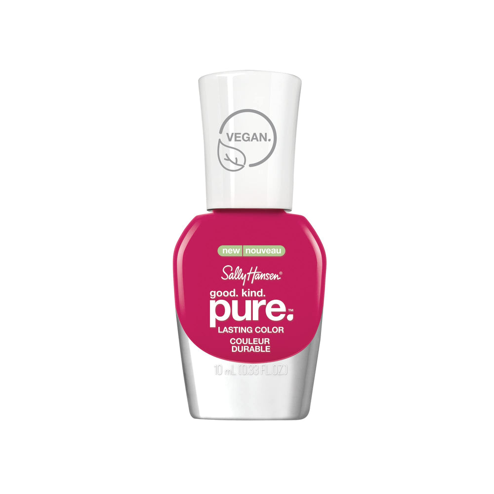 Sally Hansen bottle front view showing bright-pink Passion Flower color for vivid nails