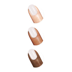 Sally Hansen label detail displaying 16-free claim and vegan badge