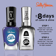 Sally Hansen Hyp-Nautical brush stroke demonstrating smooth application and even coverage