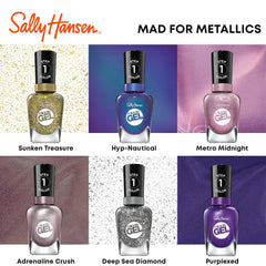 Sally Hansen Hyp-Nautical lifestyle flatlay on vanity showing salon-quality at-home benefit