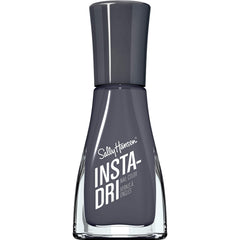 Sally Hansen front bottle showing Grease Lightening black and glossy finish benefit