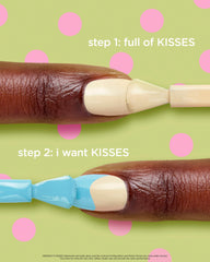 Sally Hansen boxed collection display showing the limited-edition Hershey's Kisses range
