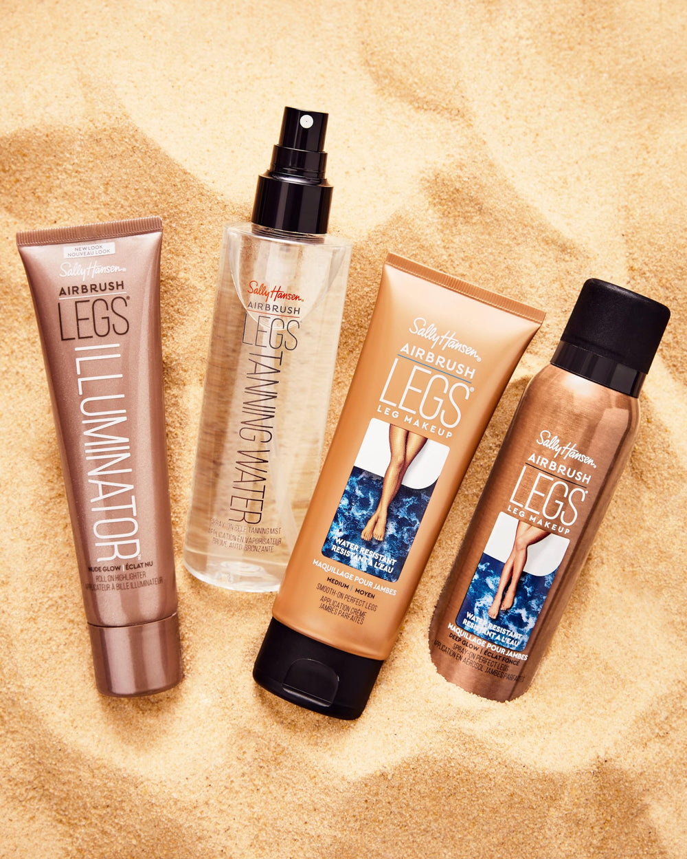 Sally Hansen label detail highlighting water and transfer-resistant benefit