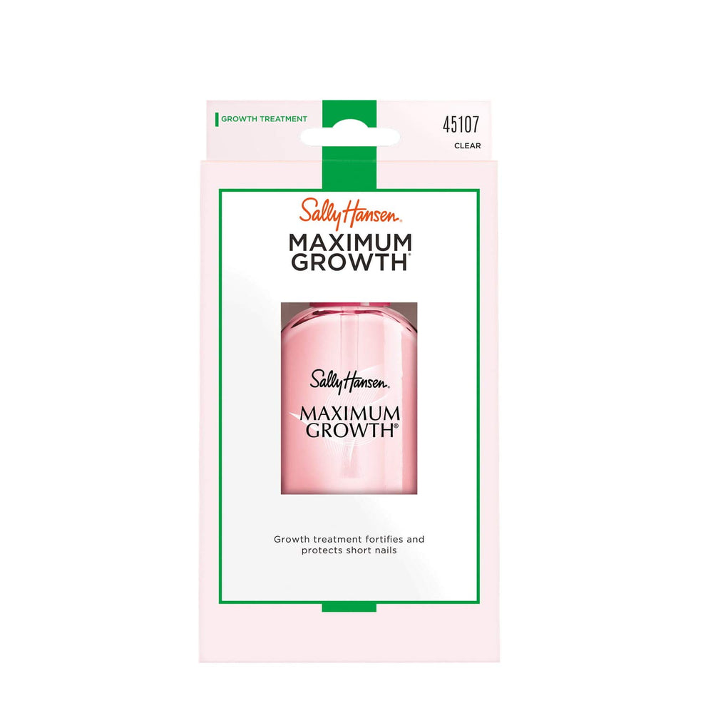 Sally Hansen brush applicator delivering even base coat coverage