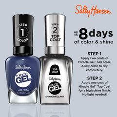 Sally Hansen brush stroke of Midnight Mod illustrating smooth application