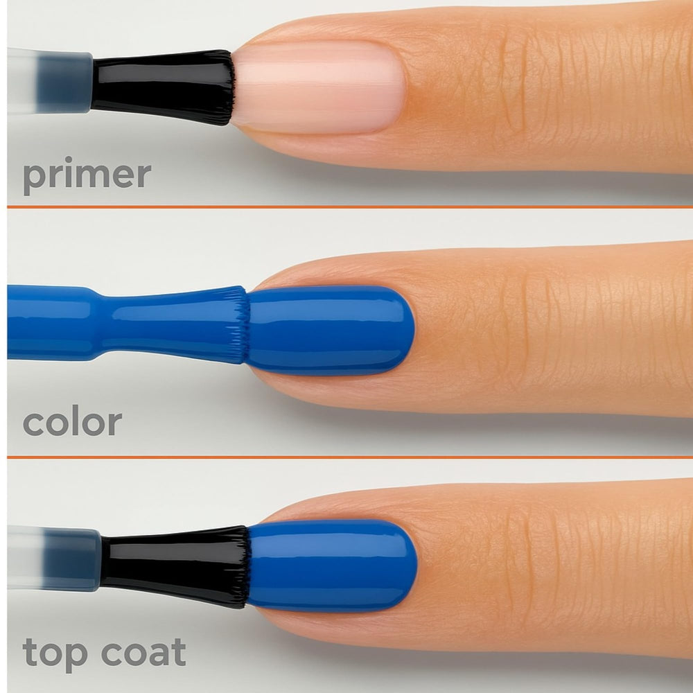 Sally Hansen close-up of polish texture highlighting chip-resistant shine