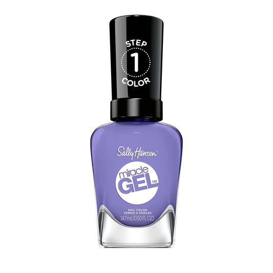 Sally Hansen bottle front showing lavender shade and glossy finish
