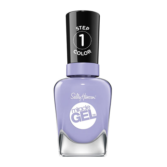 Sally Hansen bottle front view showing shade 601 Crying Out Cloud and salon finish benefit