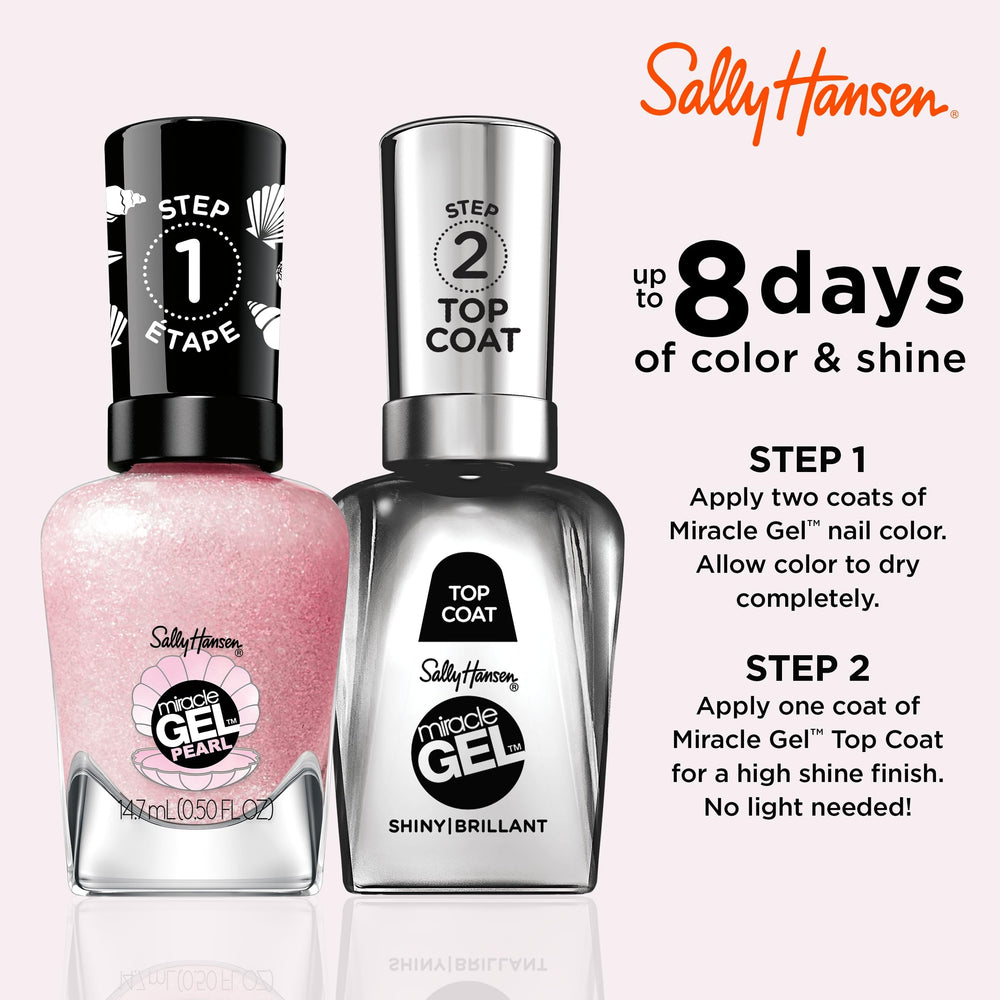 Sally Hansen brush close-up demonstrating smooth application and even coverage