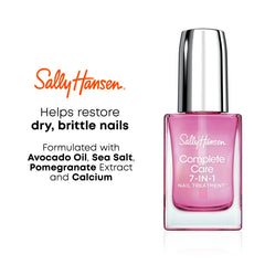 Sally Hansen before and after nails showing stronger, healthier-looking benefit