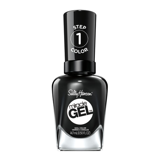 Sally Hansen bottle front packaging showing shade onyx-pected for salon finish