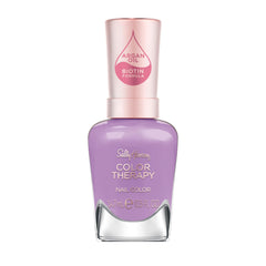 Sally Hansen bottle front packaging showing Pamper Me Purple for salon-style color