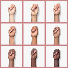 Sally Hansen polish being applied for fast coverage and salon-style nails benefit
