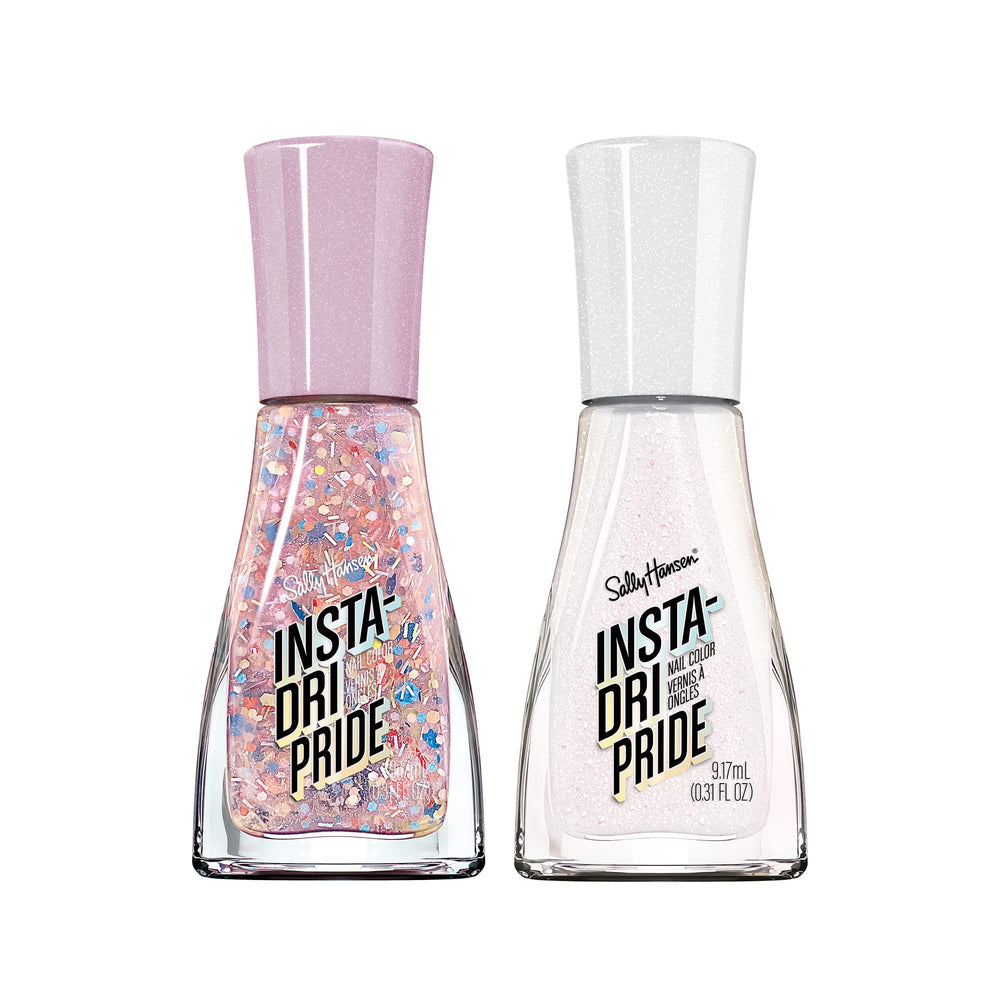 Sally Hansen shimmer shade close-up highlighting reflective finish and easy coverage