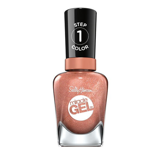 Sally Hansen Terra-Coppa front bottle showing bold orange shade and brand