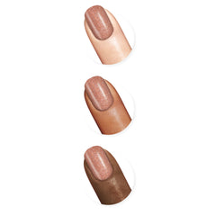 Sally Hansen polish stroke on white showing smooth, opaque color payoff