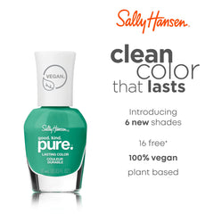 Manicure tips painted with Thyme Off showing opaque color and reflective shine