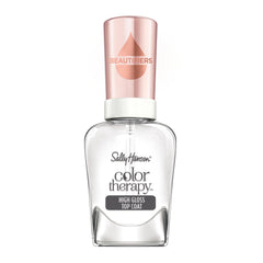 Sally Hansen bottle front view showing sleek packaging and glossy finish benefit