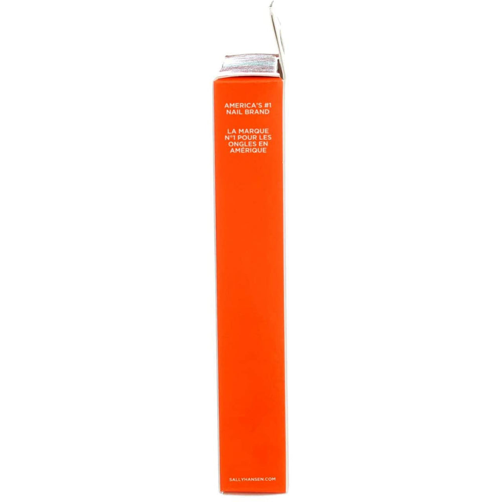 Sally Hansen two bottles in hand illustrating compact 13.3ml size and travel convenience