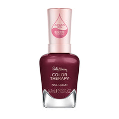 Sally Hansen front packaging showing wine not shade and benefits
