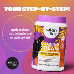 Salon Line coconut and mango ingredients staged to show hydration benefits