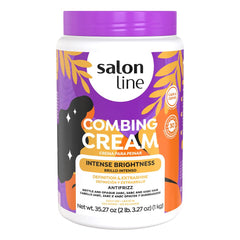 Salon Line tub on bathroom shelf in routine setting showing daily-use benefit