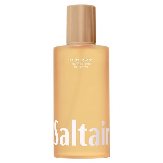 Saltair front bottle showing 10oz jumbo size and elegant label benefits