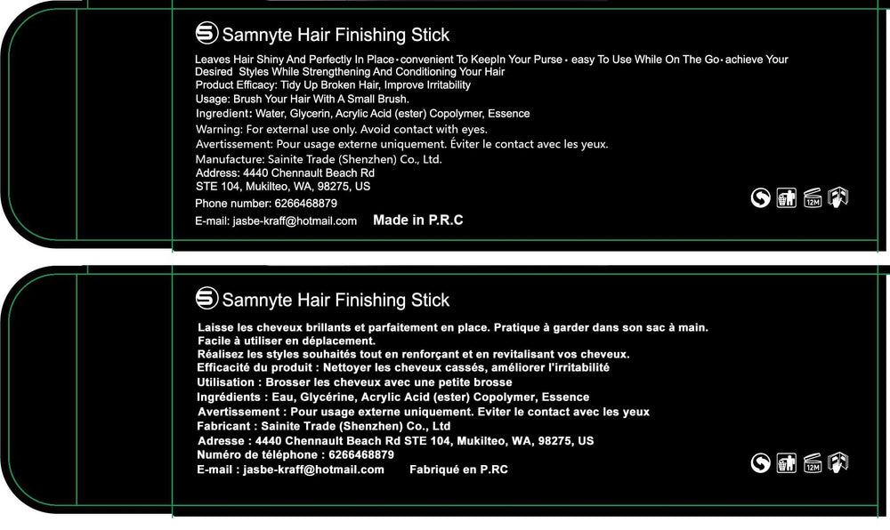 Samnyte used on child hair demonstrating gentle, non-irritating application