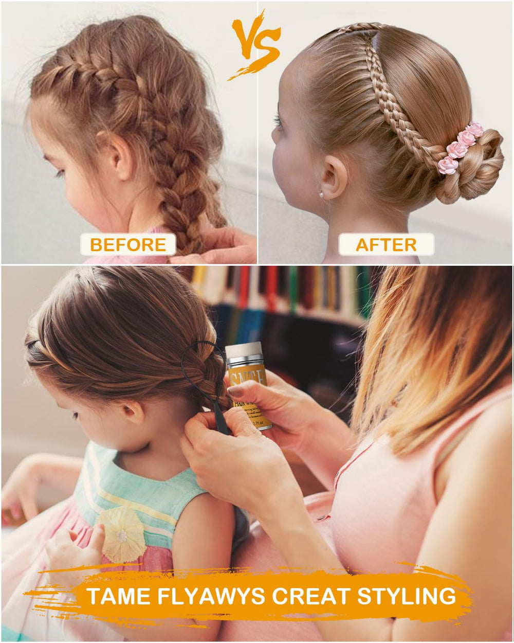 Samnyte topsy tail tool used to pull ponytail through for secure, polished updo benefit