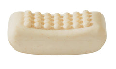 San Francisco Soap Company visible exfoliating bits in soap delivering gentle scrubbing benefit