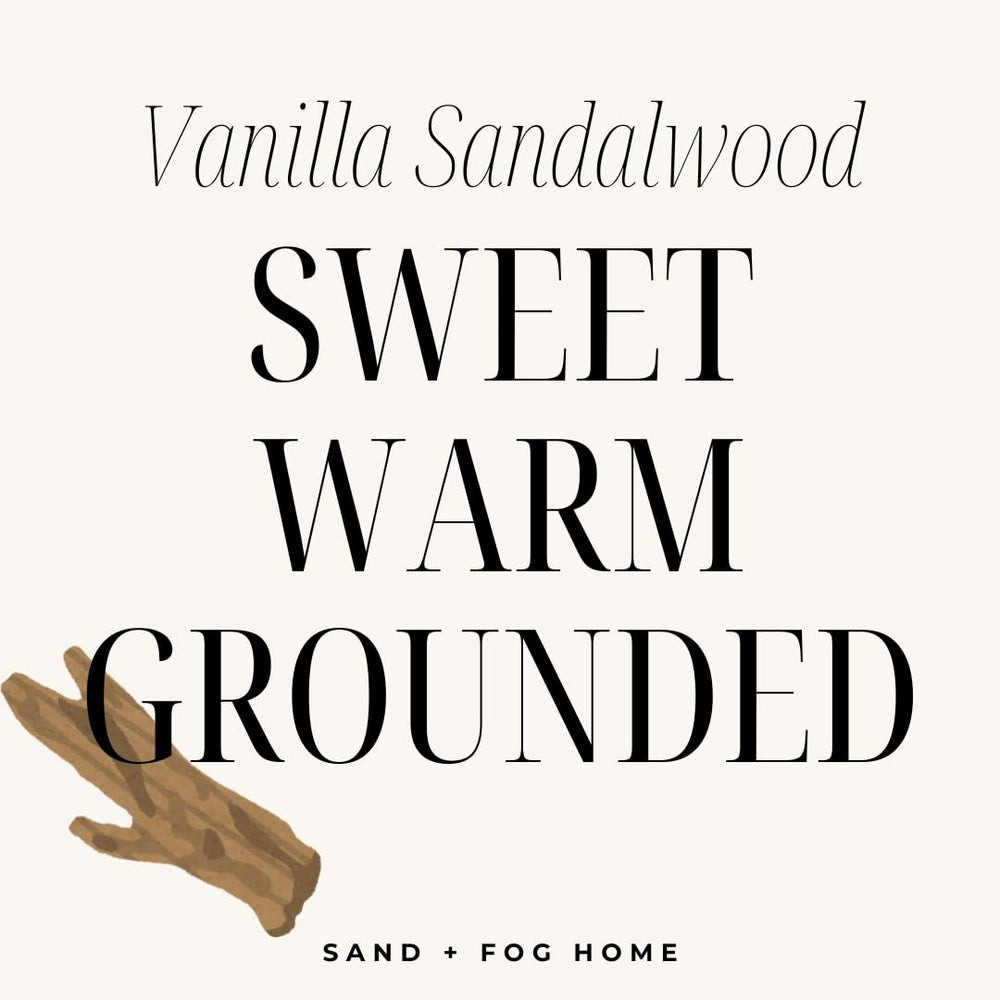 Sand + Fog ingredient label close-up showing aloe and paraben-free benefit: informed choice
