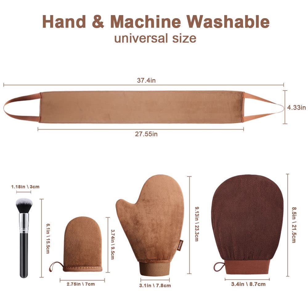 Sanfery mini mitt detailing knees and elbows for spot-perfect color