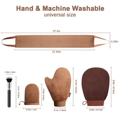 Sanfery mini mitt detailing knees and elbows for spot-perfect color