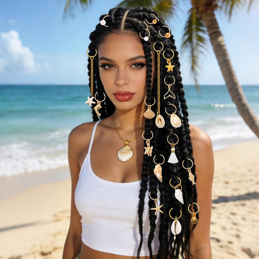 SANNIX updo styled with multiple charms, elevates formal looks