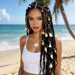 SANNIX updo styled with multiple charms, elevates formal looks