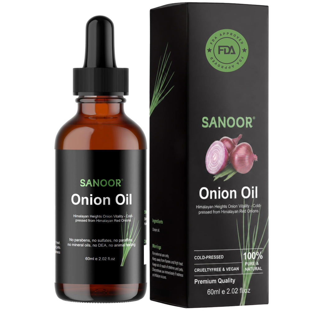 SANOOR before and after hair photo showing improved smoothness and shine