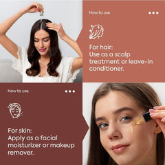 SANOOR open cap and dropper highlighting precise application and mess-free use