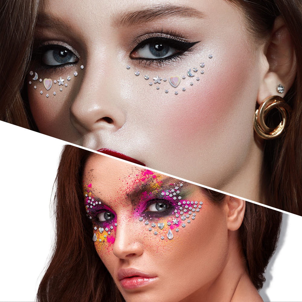 SAOROPEB eye-area application demonstrating placement and enhanced eye definition