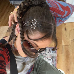 SAOROPEB star clip used as braid accents adding playful detail