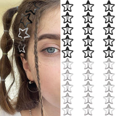 SAOROPEB star clip front packaging showing 30 pieces and clear design benefit