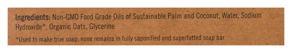Sappo Hill soap side profile creating creamy lather and visible glycerine moisture