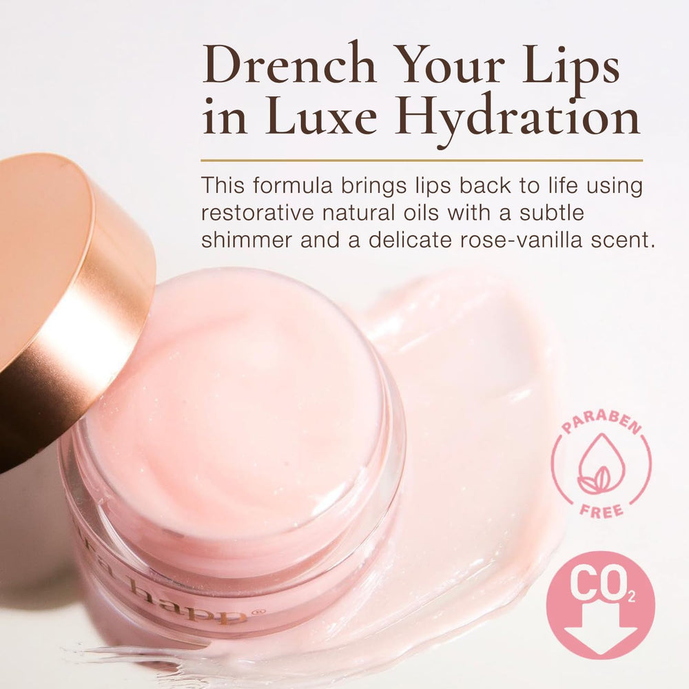 Sara Happ texture closeup revealing creamy balm consistency for smooth hydration