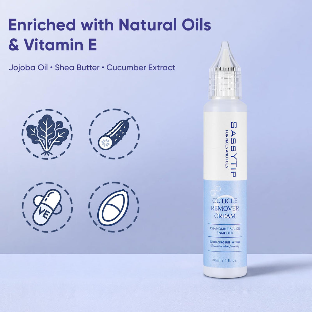 SASSYTIP applying gel drop to nail demonstrating fast 15-second action