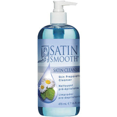 SATIN SMOOTH front bottle showing brand and product for clear identification and trust