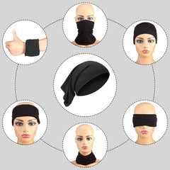 SATINIOR folded compact cap in hand illustrating portability for travel