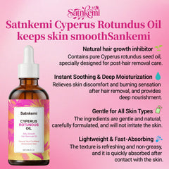 Satnkemi dropper dispensing oil for precise after-shave application benefit